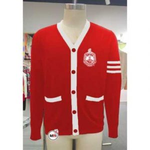 Delta Sigma Theta Crewneck Knitted Cardigan
