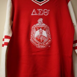 Delta Sigma Theta Women Knitted V-Neck Sweater