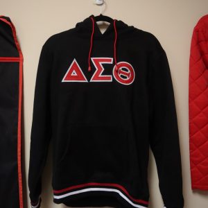 Delta Sigma Theta Hoodie w/ Strip Cuffs