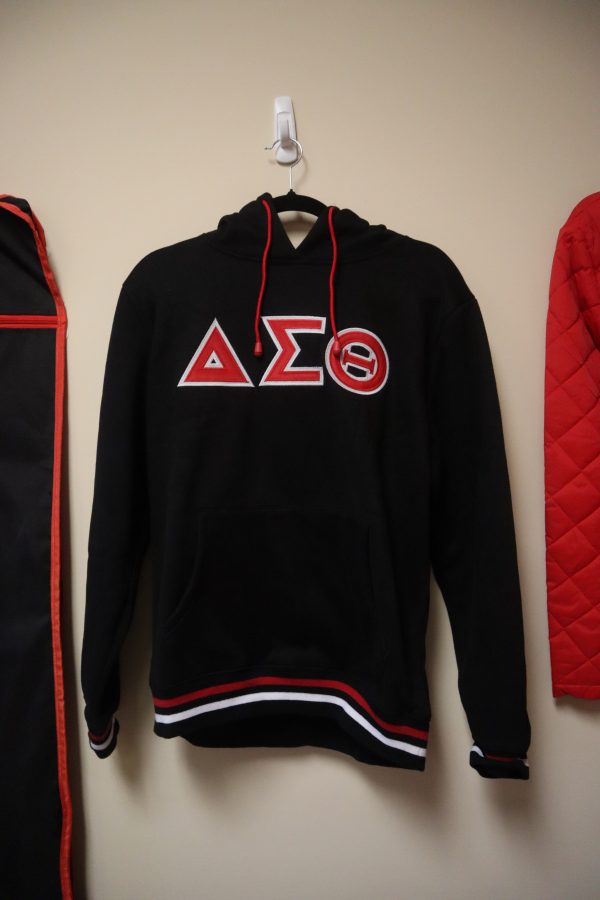 Delta Sigma Theta Hoodie w/ Strip Cuffs