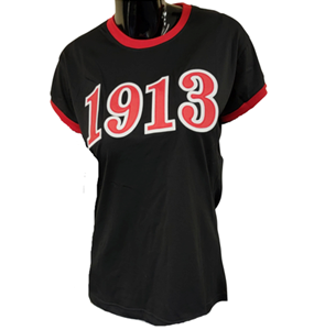 Delta Sigma Theta1913 Ringer T-Shirt