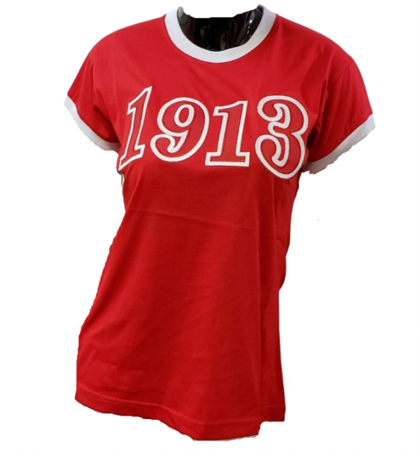 Delta Sigma Theta 1913 Ringer T-Shirt - Image 2